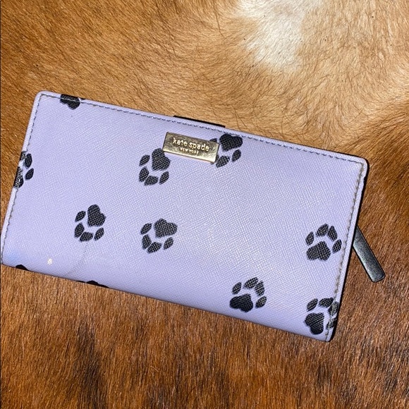 kate spade Handbags - Kate Spade Wallet Paw prints 🐾